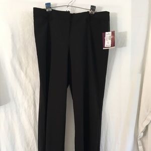 NWT Roz &Ali Sz 10 curvy fit black slack